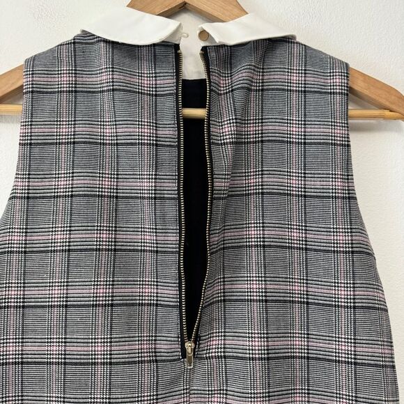 Forever 21 Girls Plaid Dress with Peter Pan Collar size XL - Picture 4 of 7